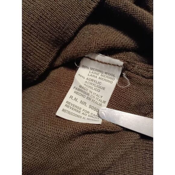 Linea Uomo 100% Merino Wool Made in Italy Sweater - Size: Large (0692) - Picture 2 of 10